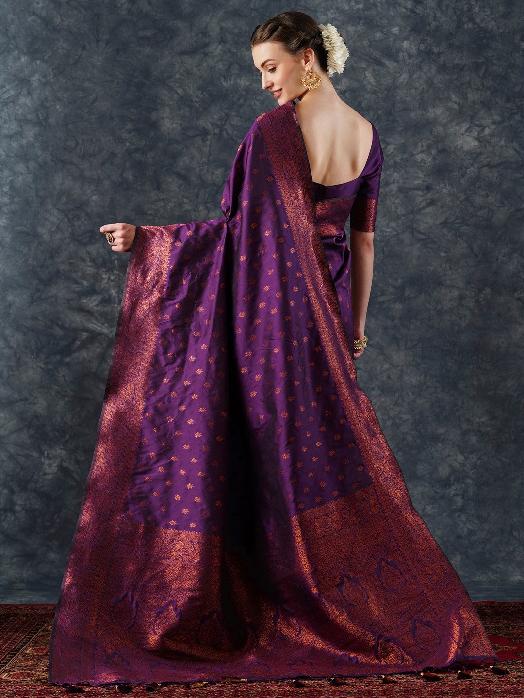 partywear designer saree for festive occasions