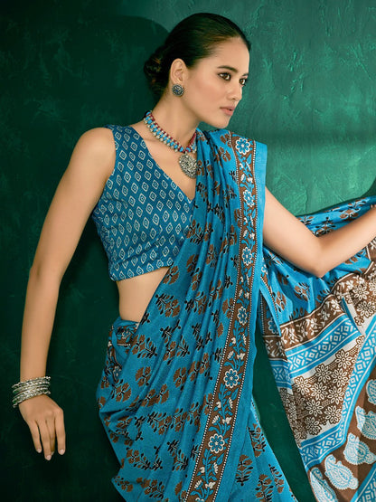 partywear designer saree for festive occasions