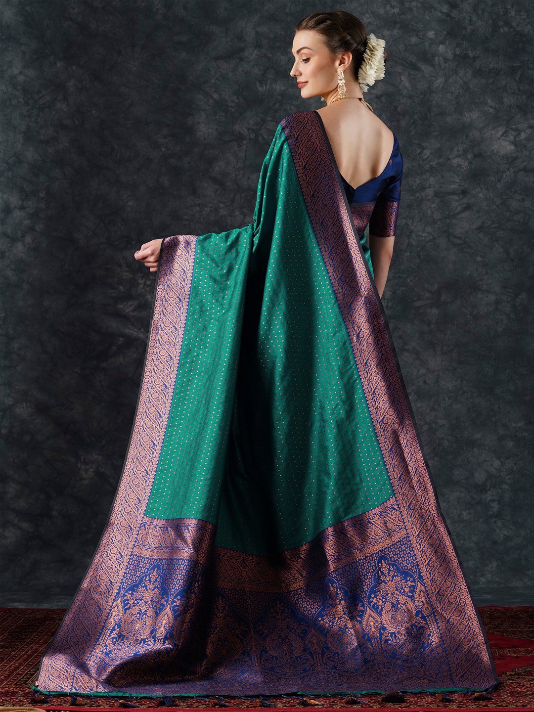 partywear designer saree for festive occasions