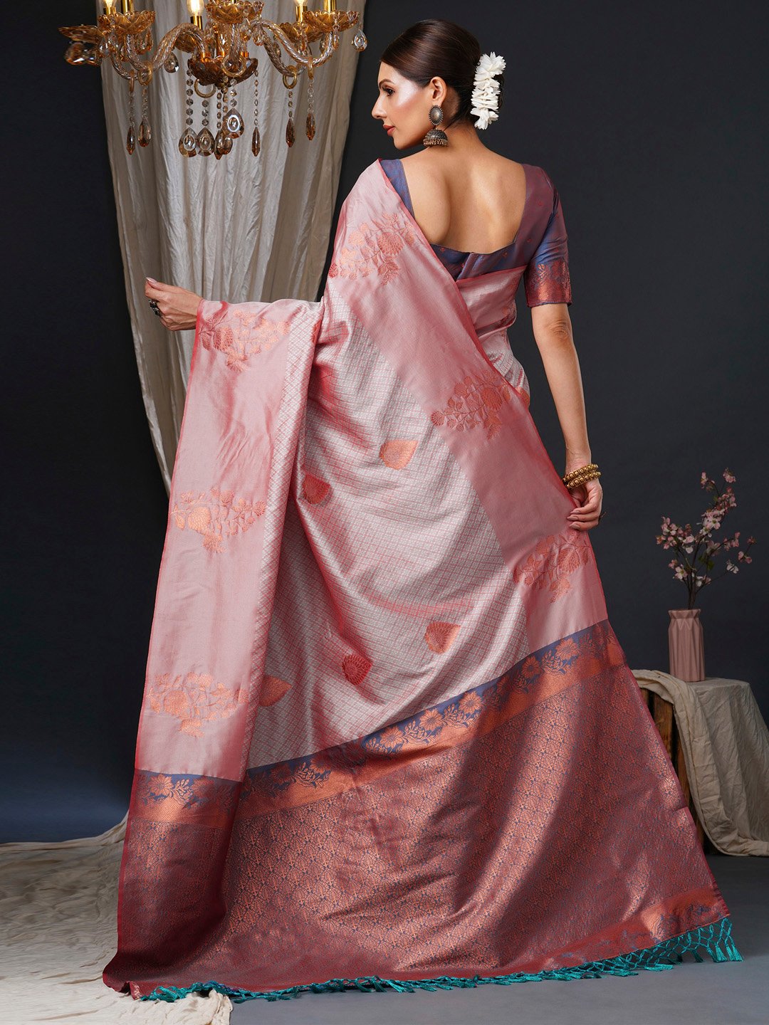 partywear designer saree for festive occasions