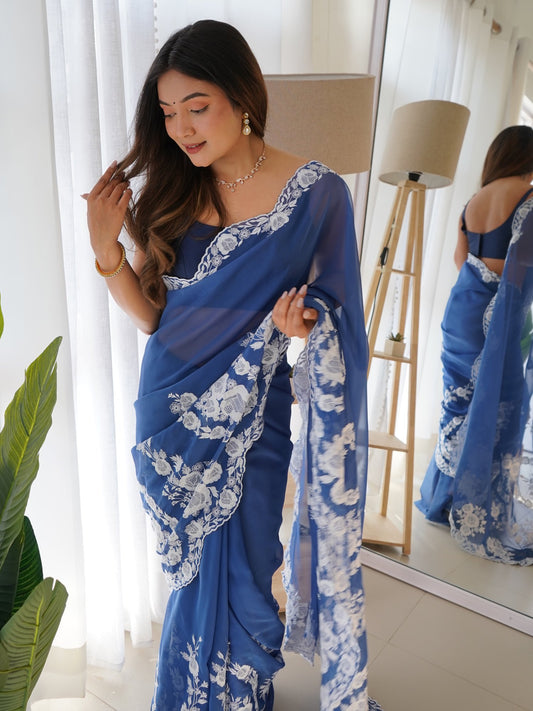 Get the best party wear saree