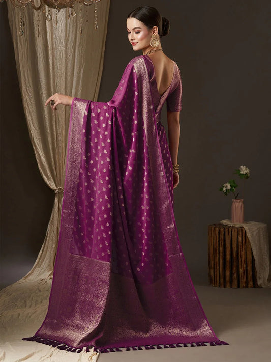 partywear designer saree for festive occasions