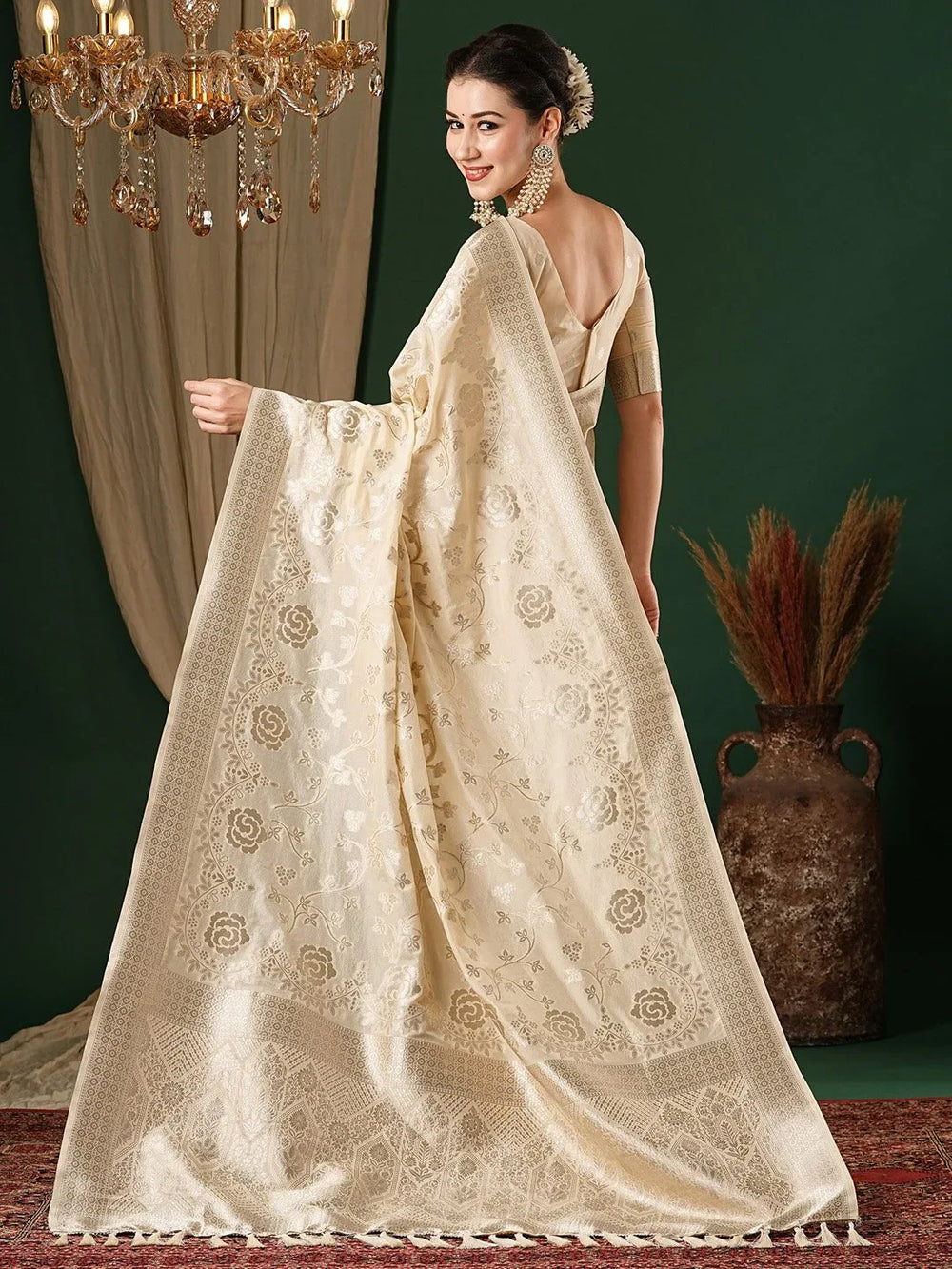 partywear designer saree for festive occasions