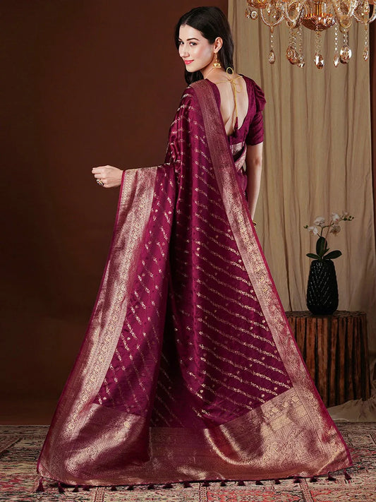 partywear designer saree for festive occasions