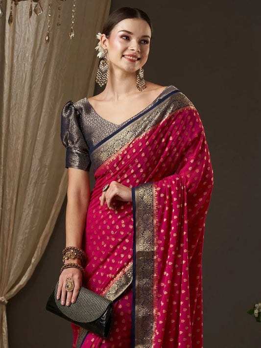 partywear designer saree for festive occasions