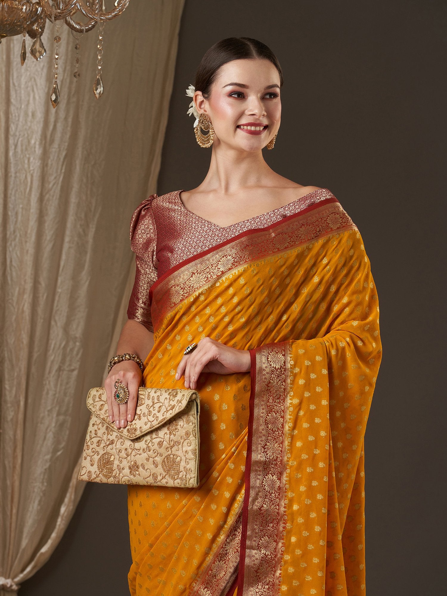 Get the best party wear saree