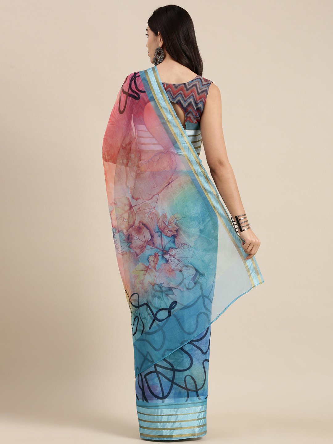 partywear designer saree for festive occasions