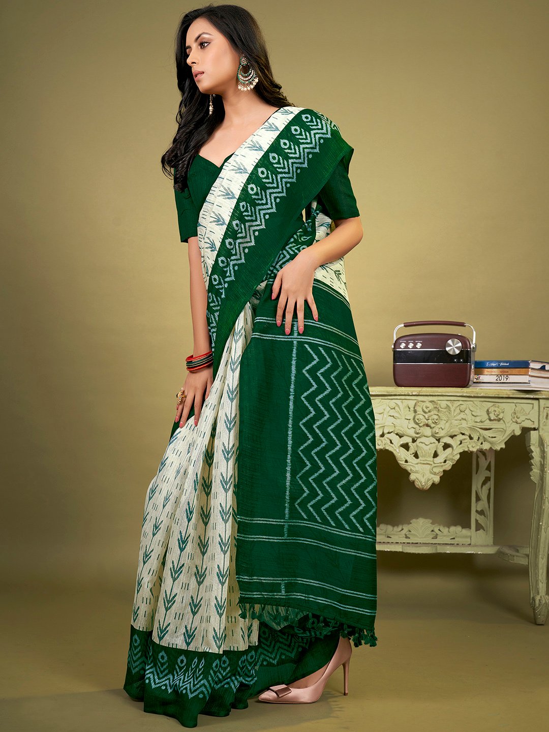 partywear designer saree for festive occasions