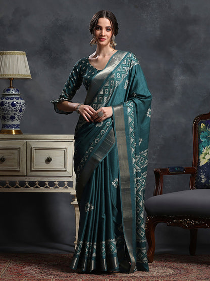 partywear designer saree for festive occasions