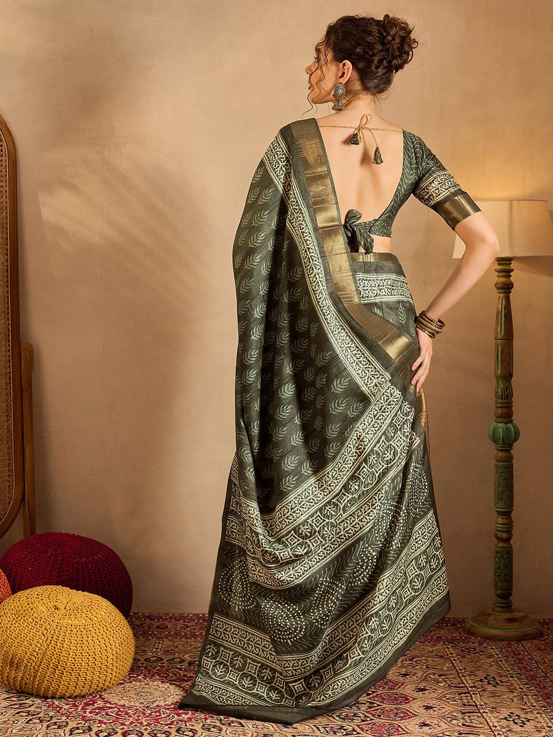 partywear designer saree for festive occasions