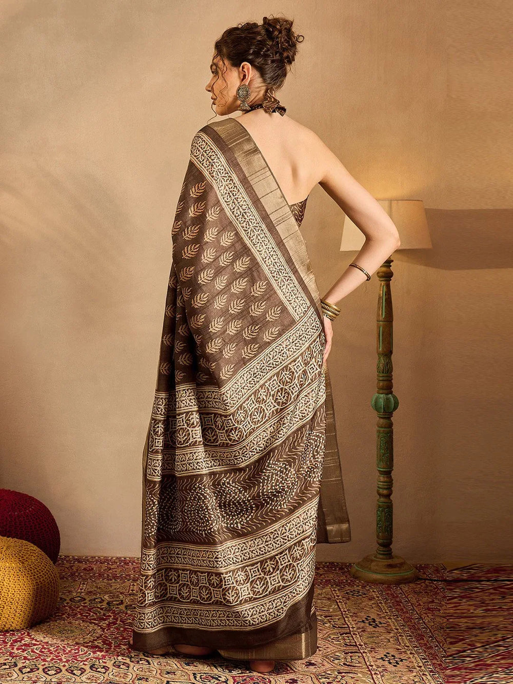 partywear designer saree for festive occasions