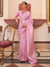 Lavender Mauve Banarasi Silk Blend Woven Saree