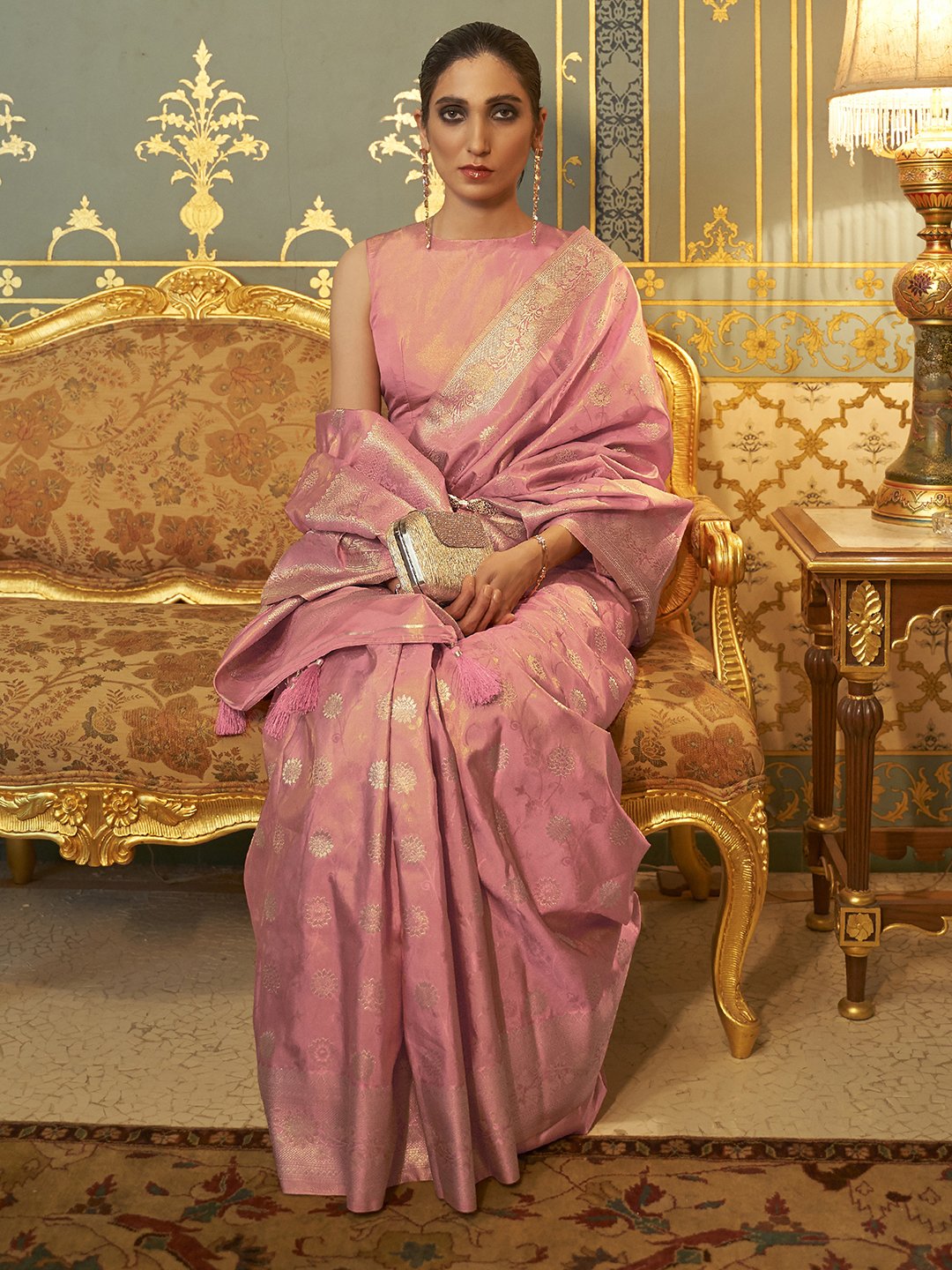 partywear designer saree for festive occasions