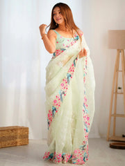 Get the best organza saree