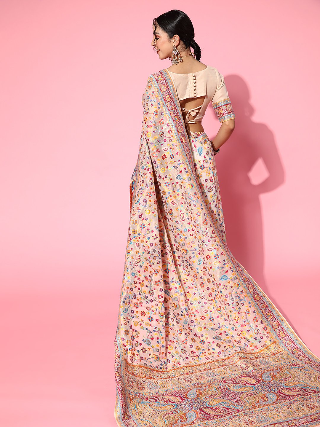partywear designer saree for festive occasions