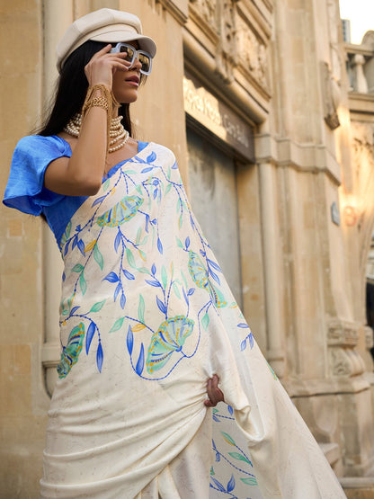 partywear designer saree for festive occasions