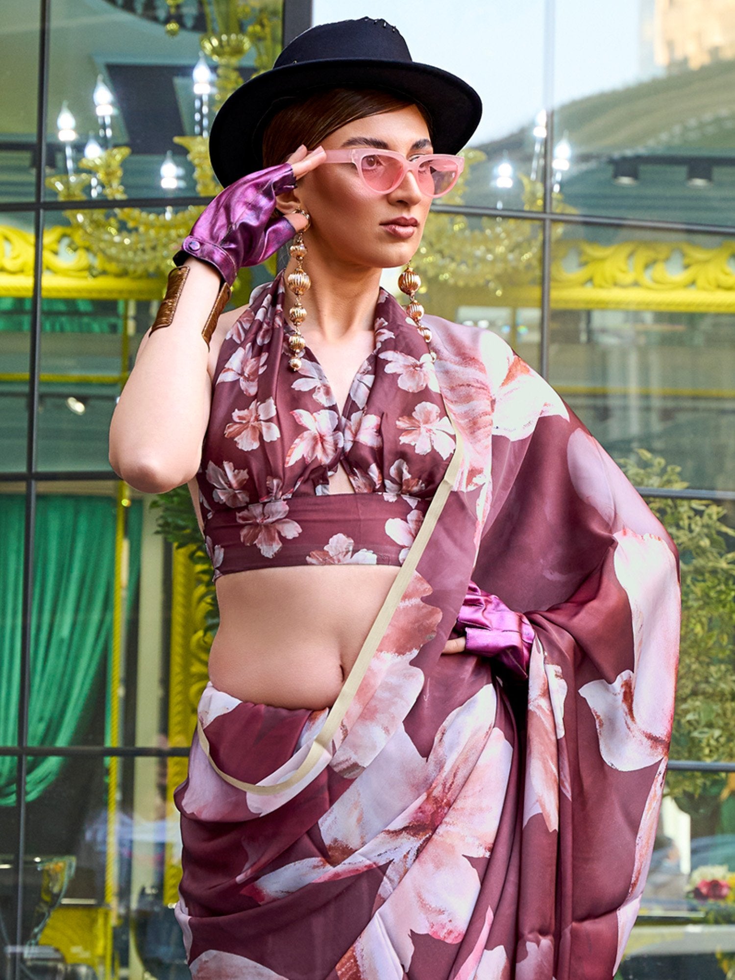 Get the best party wear saree