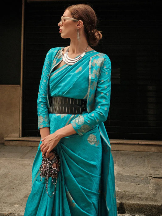 partywear designer saree for festive occasions