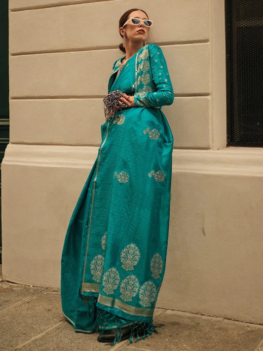 partywear designer saree for festive occasions