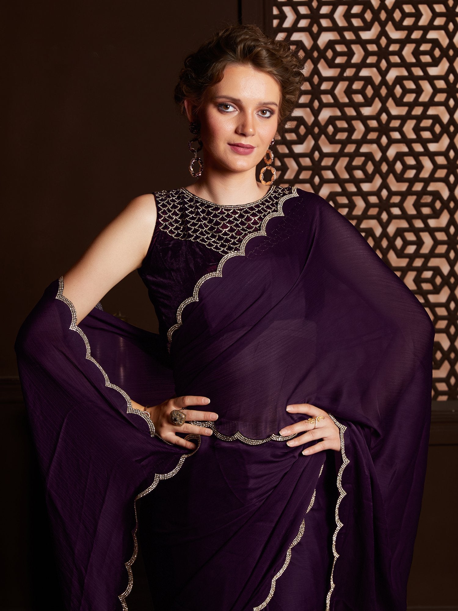 Get the best party wear saree