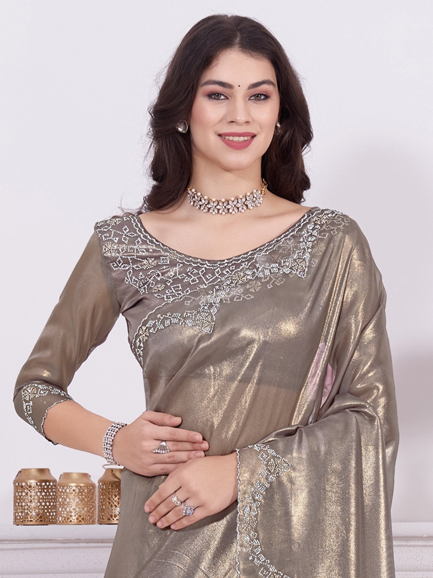 Get the best party wear saree