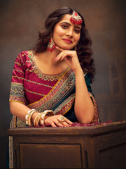 partywear designer saree for festive occasions