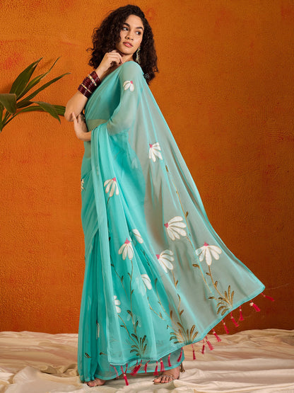Get the best party wear saree