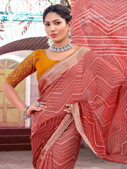 partywear designer saree for festive occasions