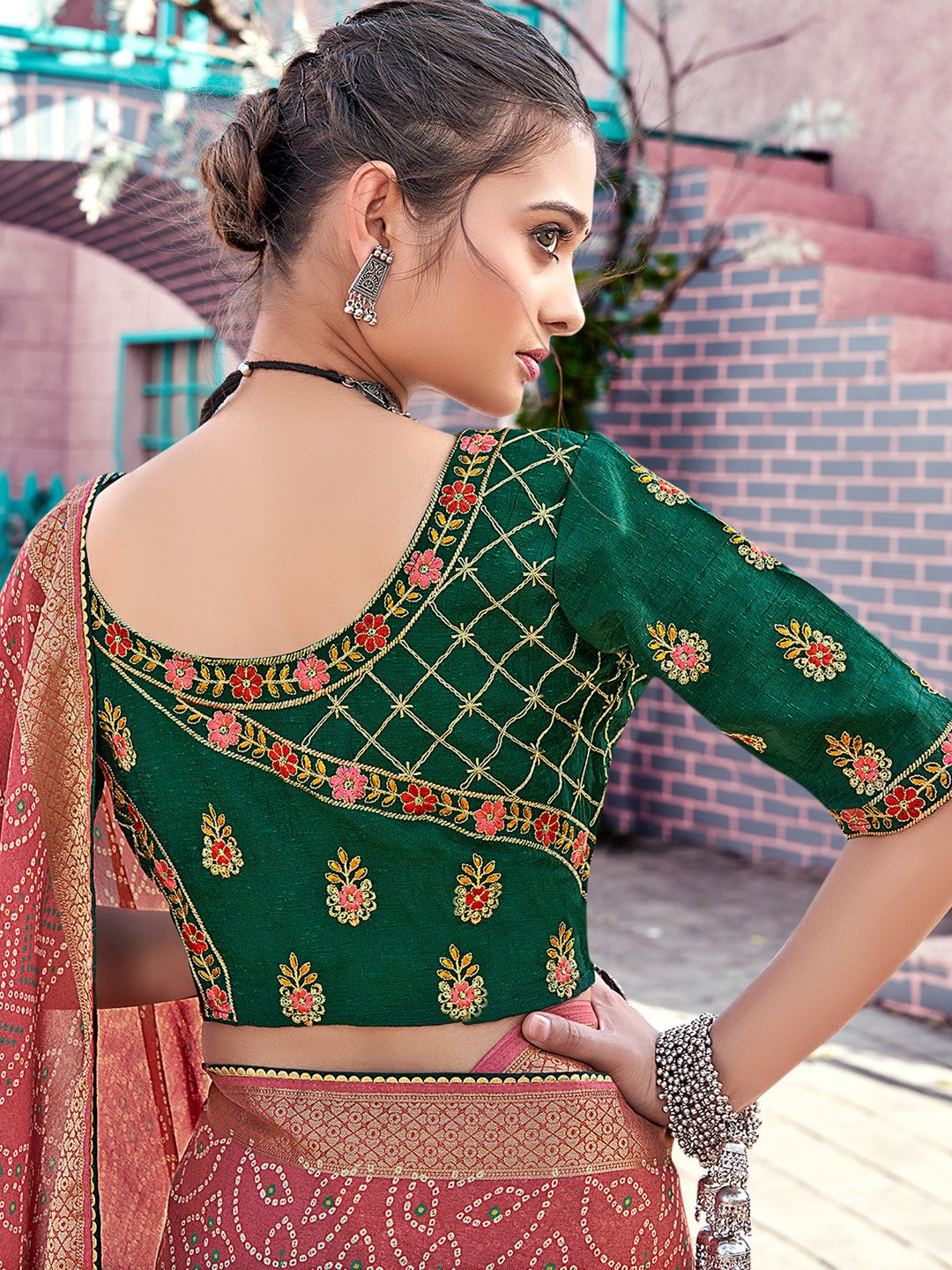 partywear designer saree for festive occasions