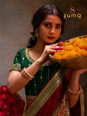 partywear designer saree for festive occasions