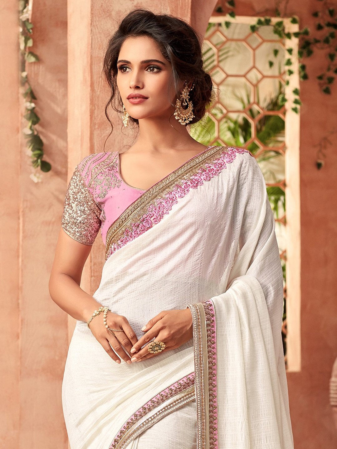 Get the best organza saree