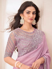 partywear designer saree for festive occasions