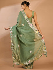 partywear designer saree for festive occasions