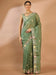 Green Sea Party Wear Organza Embellished Saree