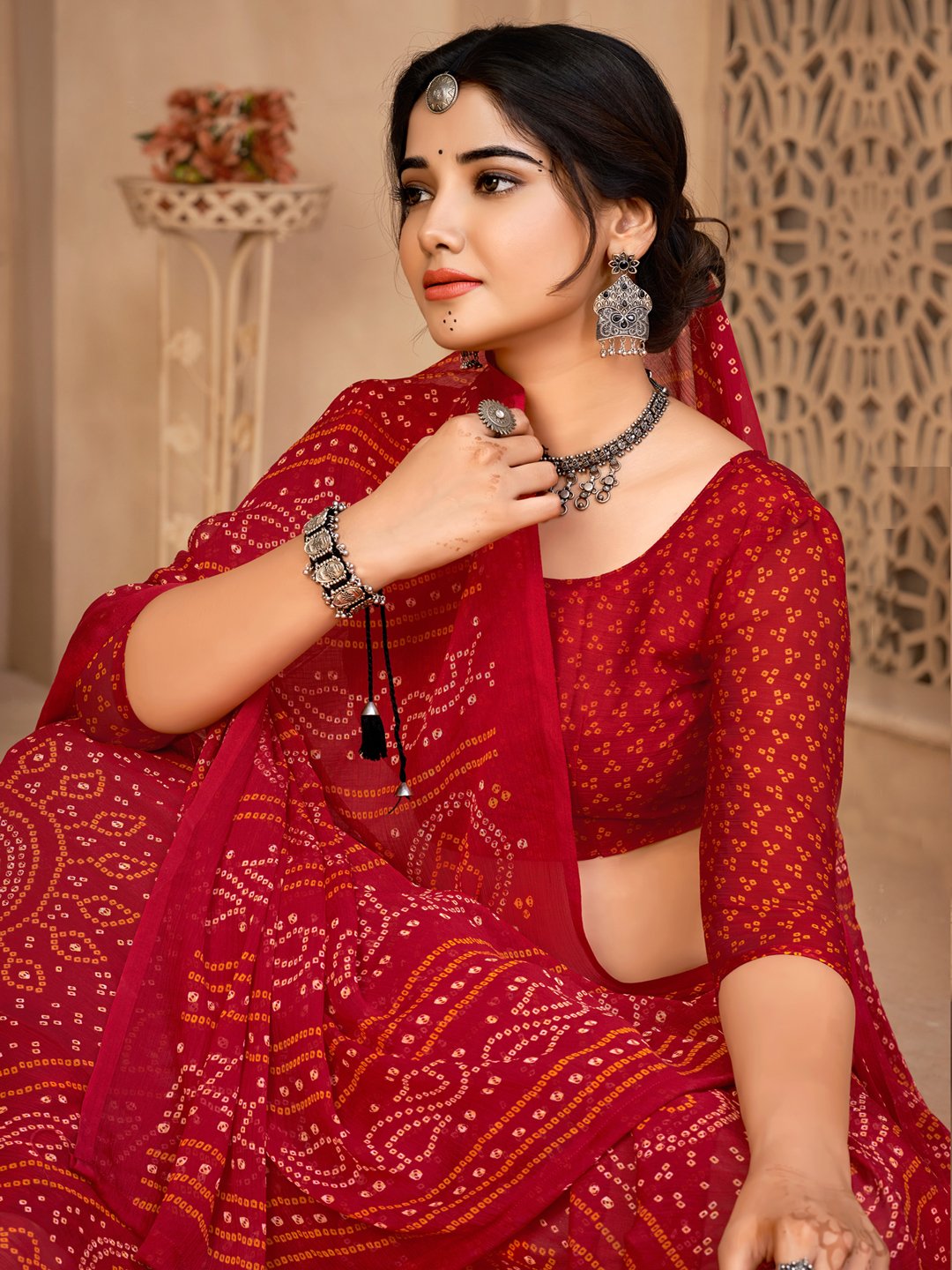 partywear designer saree for festive occasions