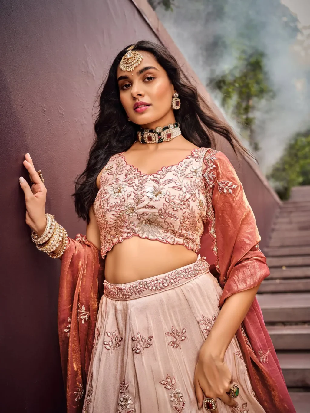 a luxury lehenga