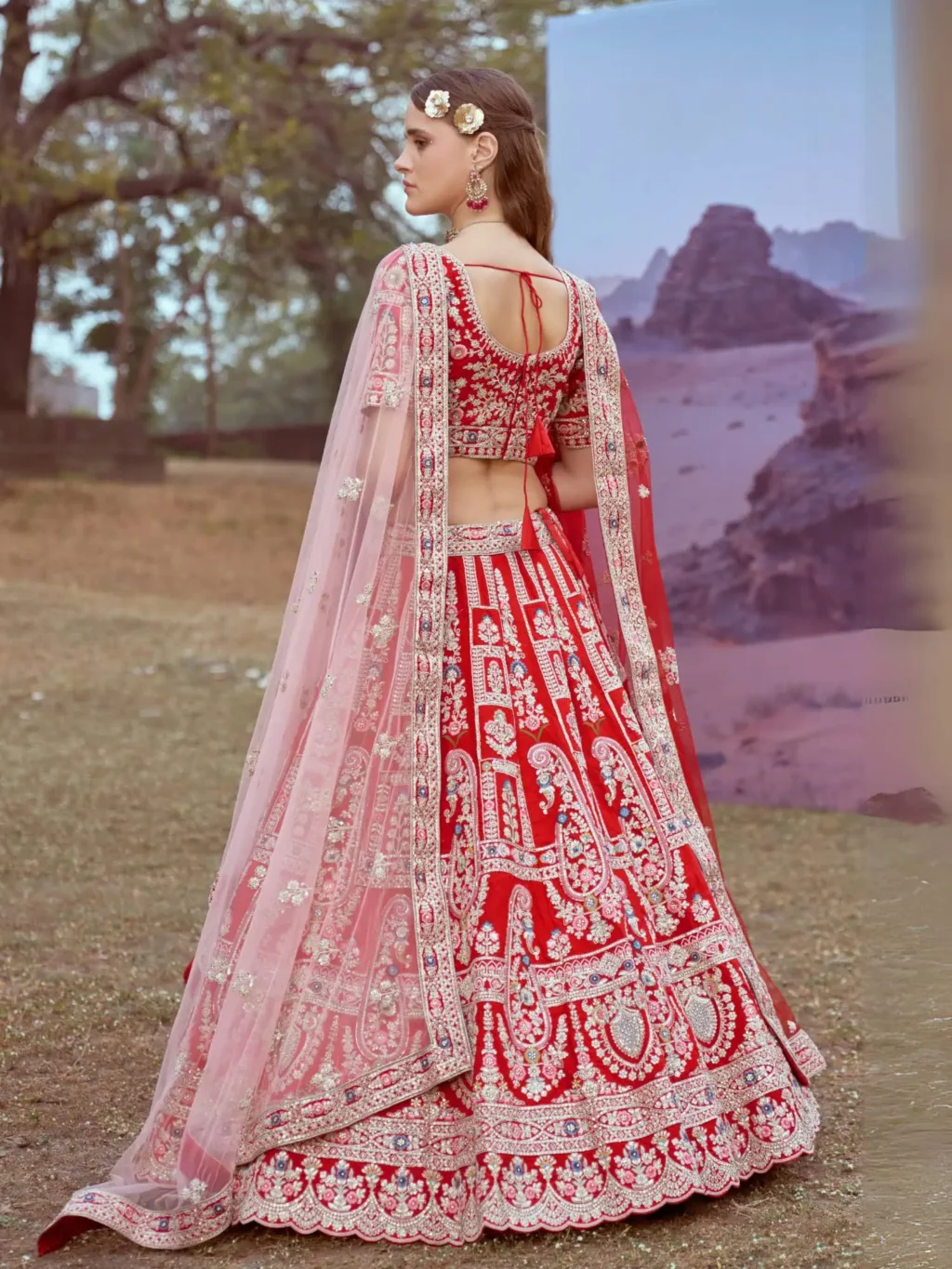 a luxury lehenga
