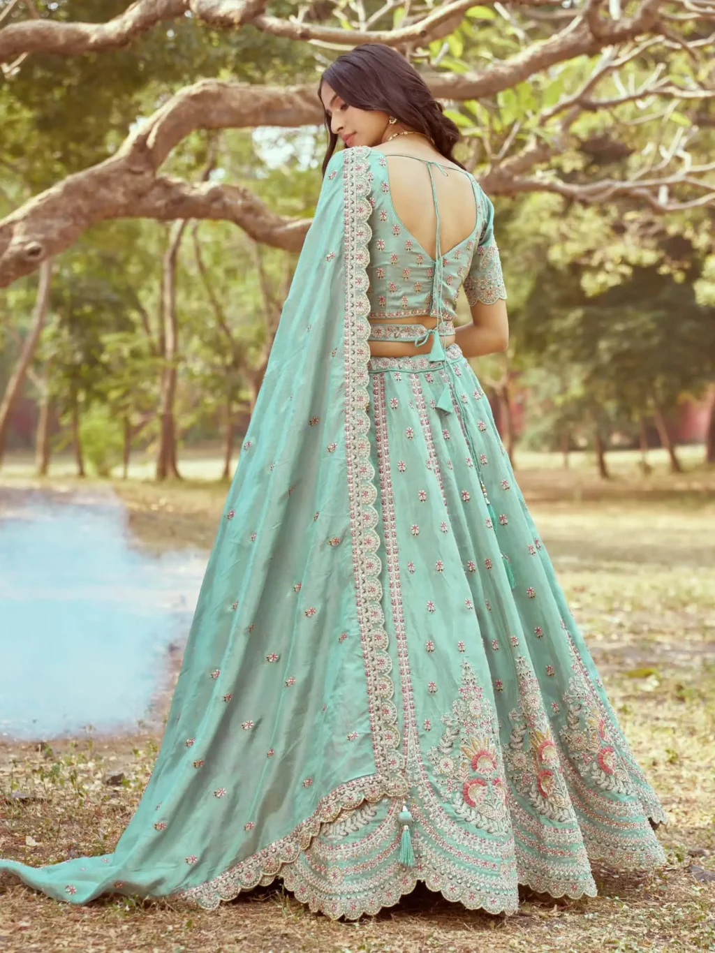a luxury lehenga