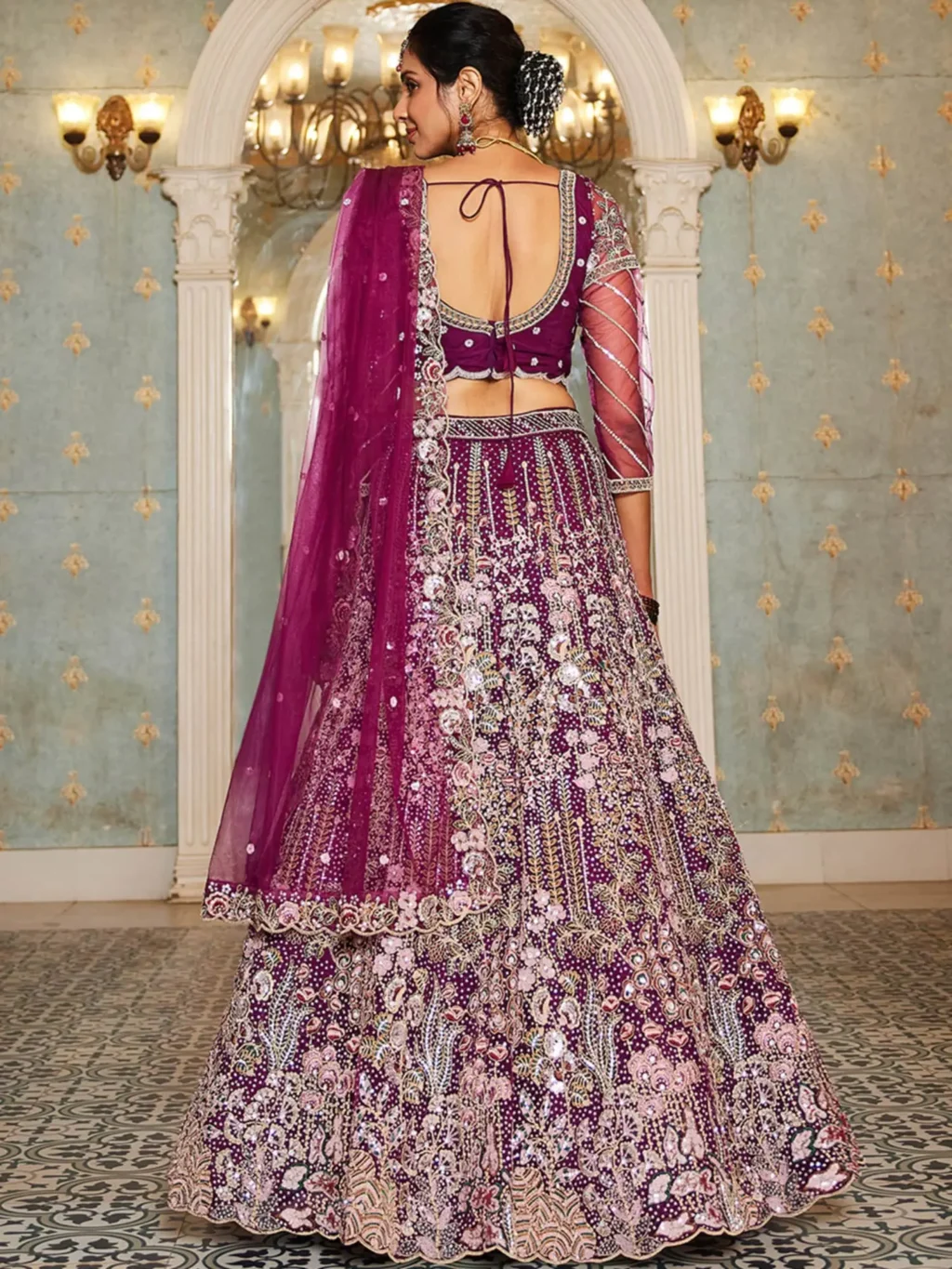 a luxury lehenga