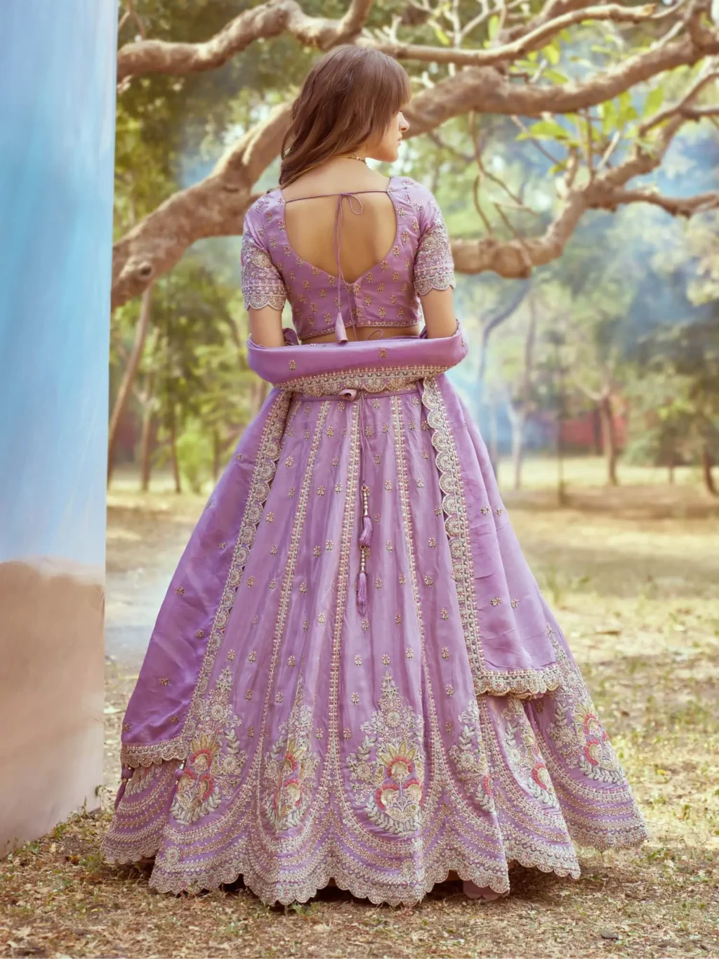 a luxury lehenga
