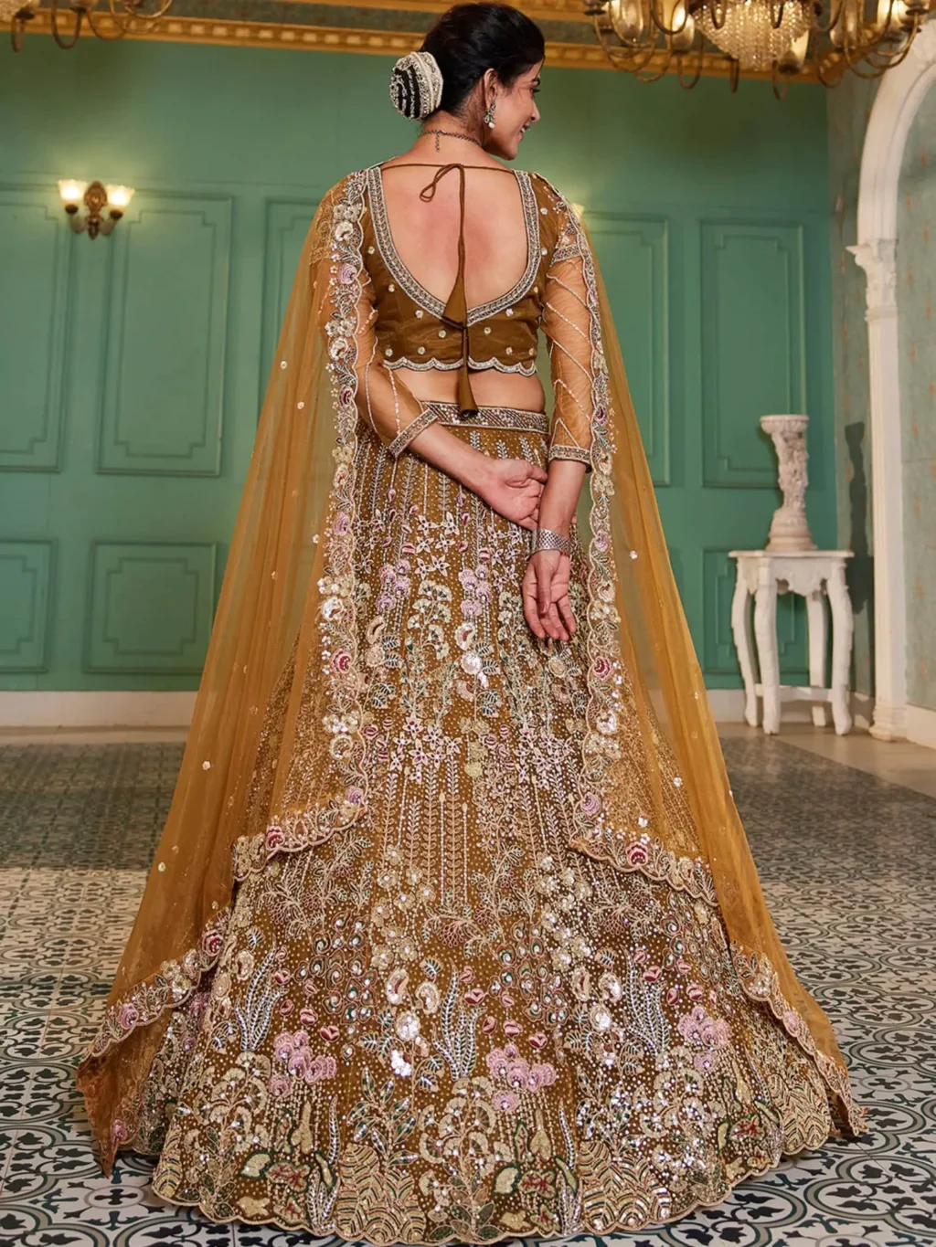 a luxury lehenga