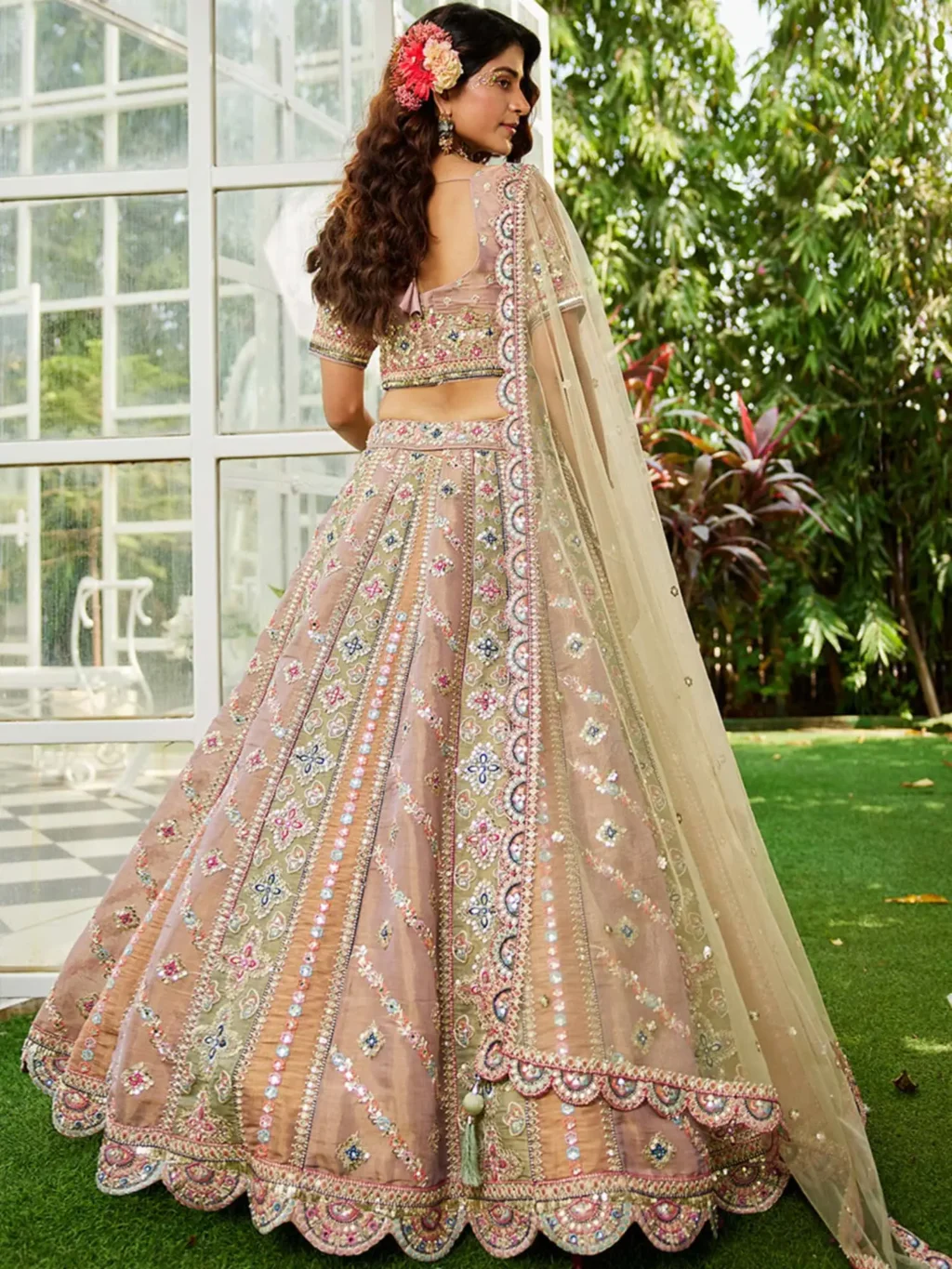 a luxury lehenga