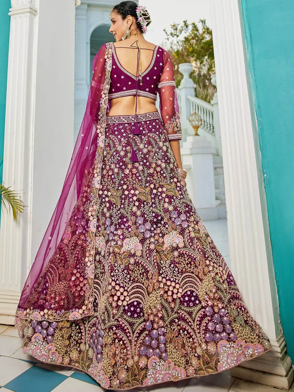 a luxury lehenga