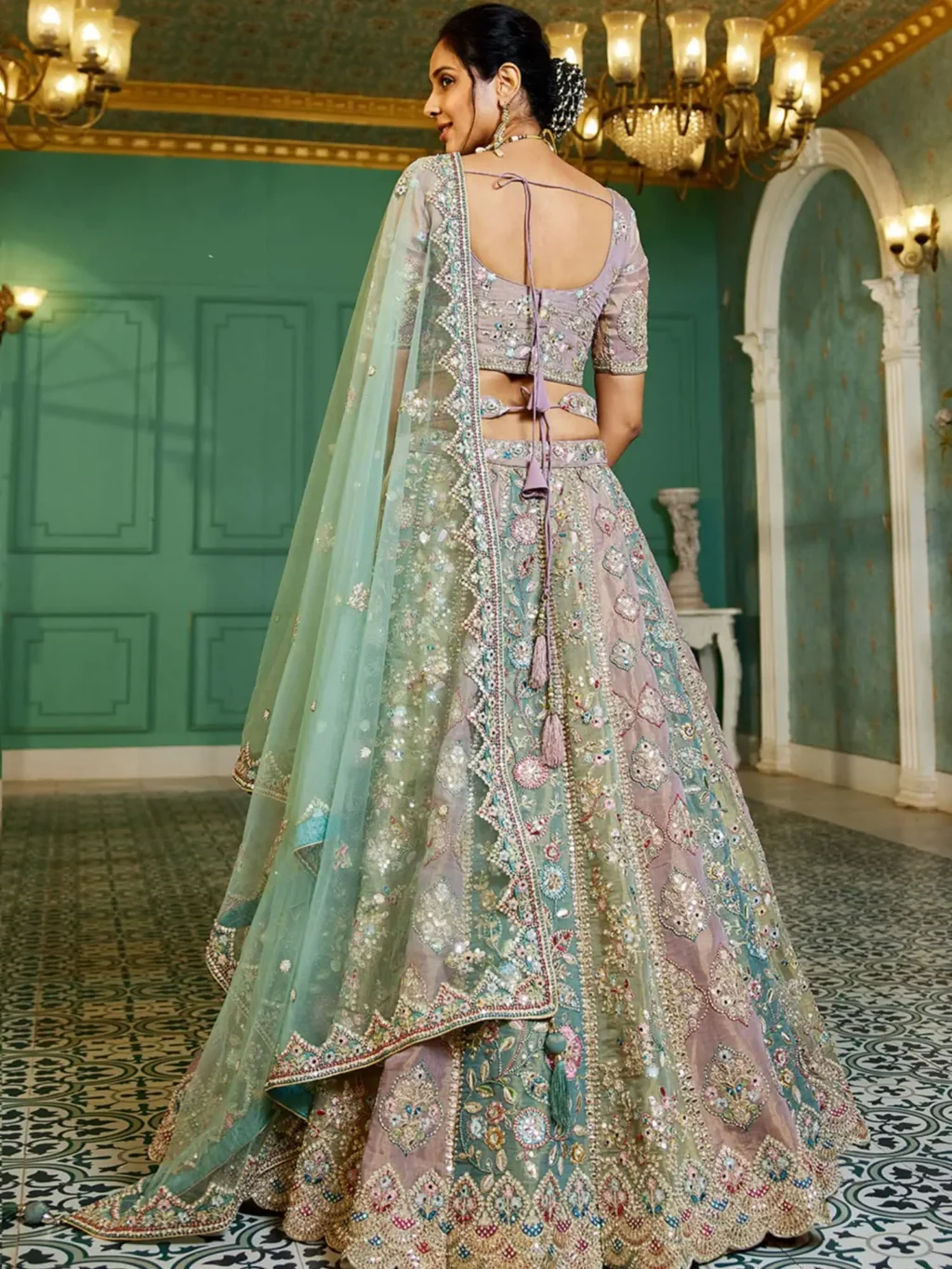 a luxury lehenga