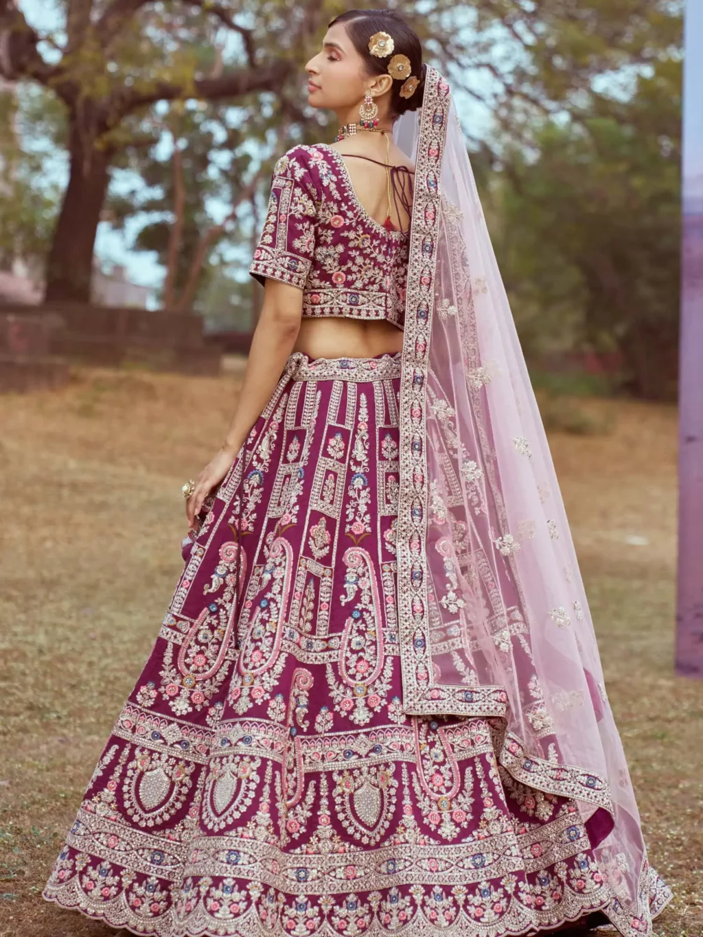 a luxury lehenga