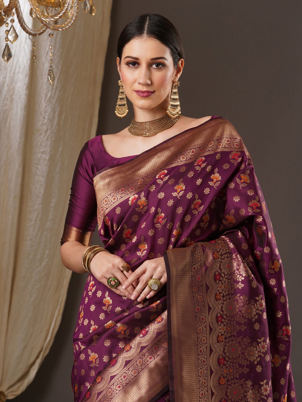 Purple Sarees