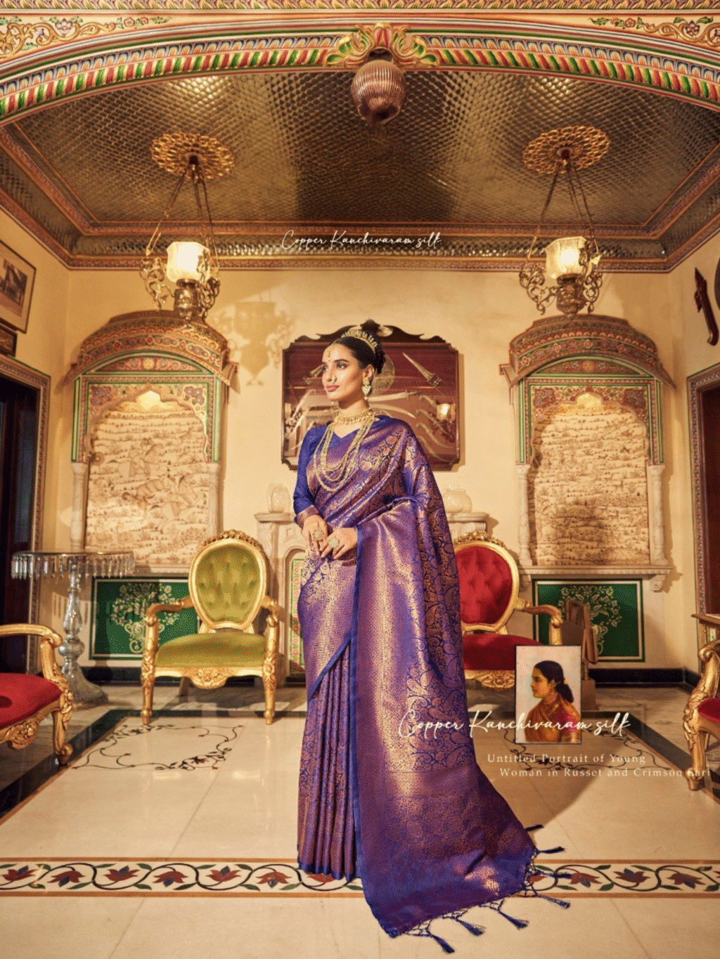 Purple Soft Handloom Saree for Women - Designer Traditional Saree