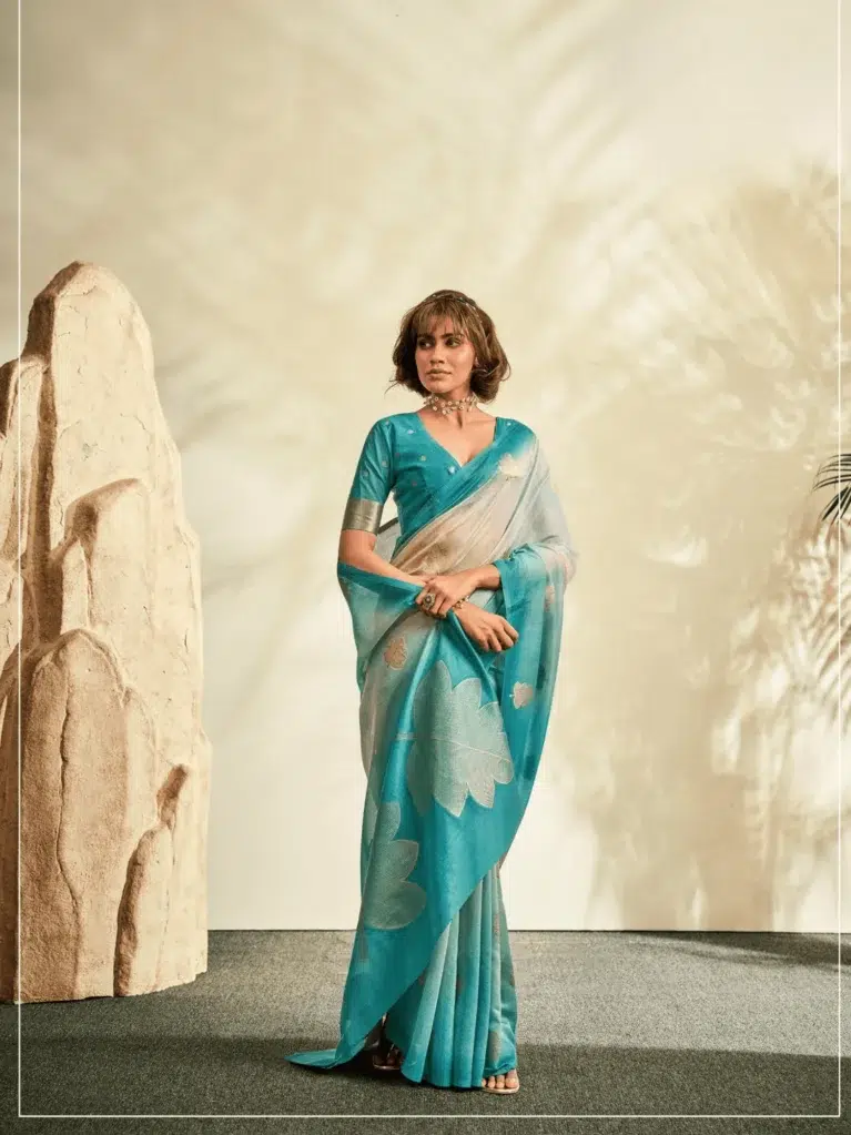 Blue Blue Soft Saree for Women - Designer Traditional Saree