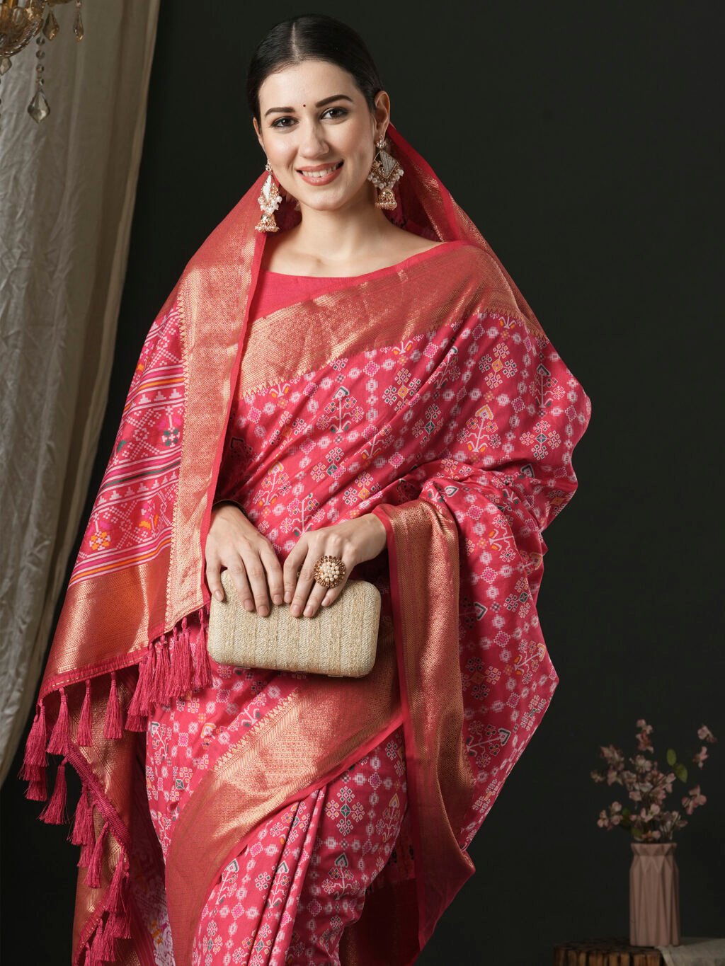 Pink Sarees
