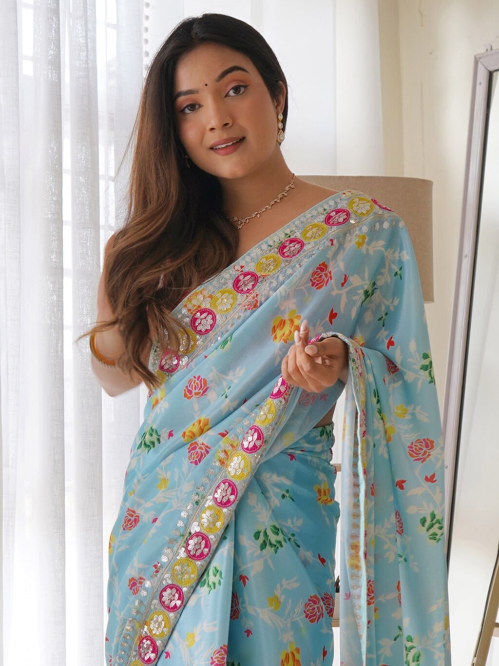 Blue Sarees